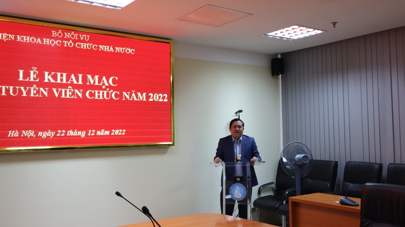 Viện Khoa học tổ chức nhà nước khai mạc kỳ thi tuyển dụng viên chức