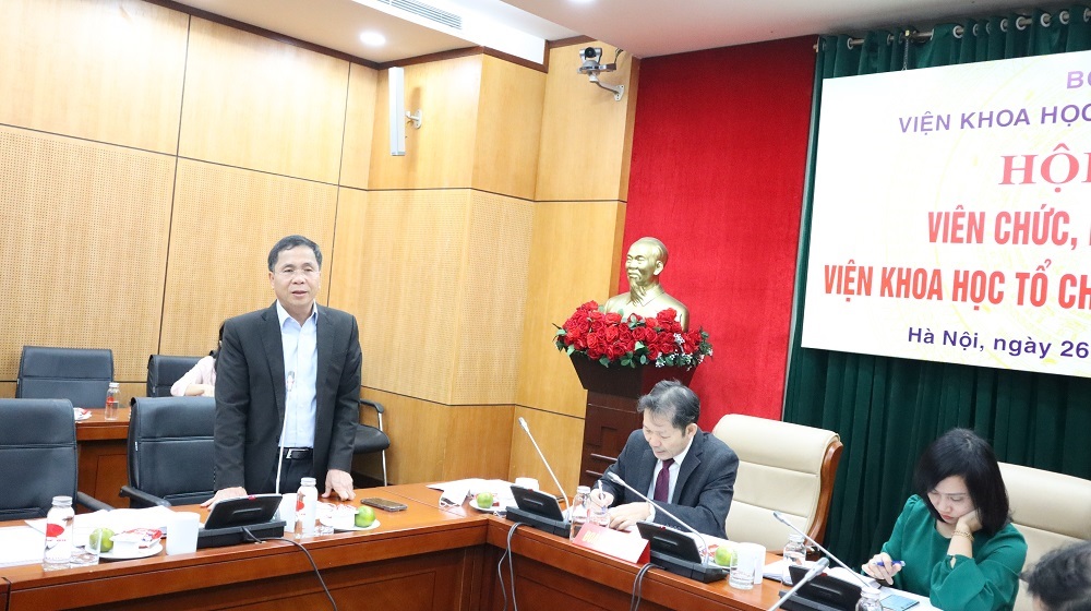 Hội nghị viên chức người lao động Viện Khoa học tổ chức nhà nước năm 2022