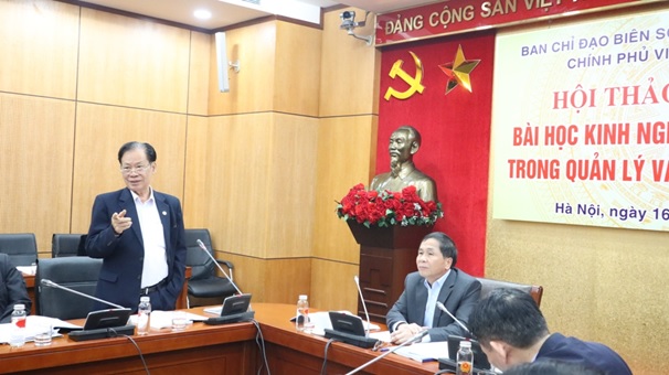 Hội thảo khoa học “Bài học kinh nghiệm của Chính phủ trong quản lý và phát triển kinh tế”