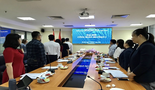 Công đoàn Bộ phận 1 Viện Khoa học tổ chức nhà nước tổ chức thành công Đại hội lần thứ I nhiệm kỳ 2023 – 2028