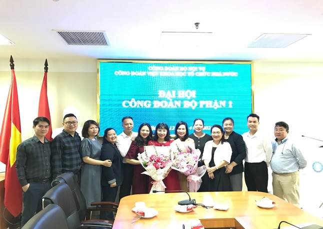 Công đoàn Bộ phận 1 Viện Khoa học tổ chức nhà nước tổ chức thành công Đại hội lần thứ I nhiệm kỳ 2023 – 2028