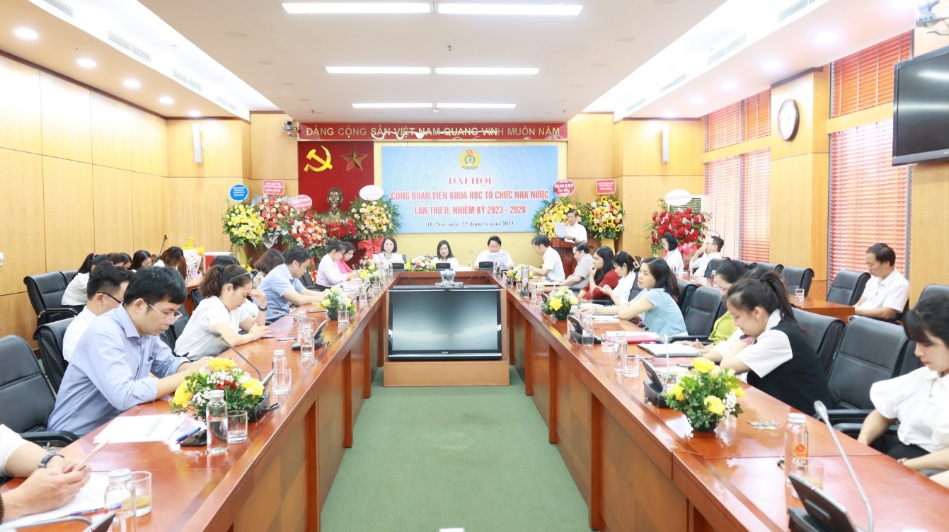 Đại hội Công đoàn Viện Khoa học tổ chức nhà nước khóa II nhiệm kỳ 20232028