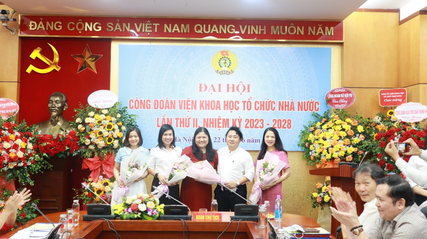 Đại hội Công đoàn Viện Khoa học tổ chức nhà nước khóa II nhiệm kỳ 20232028