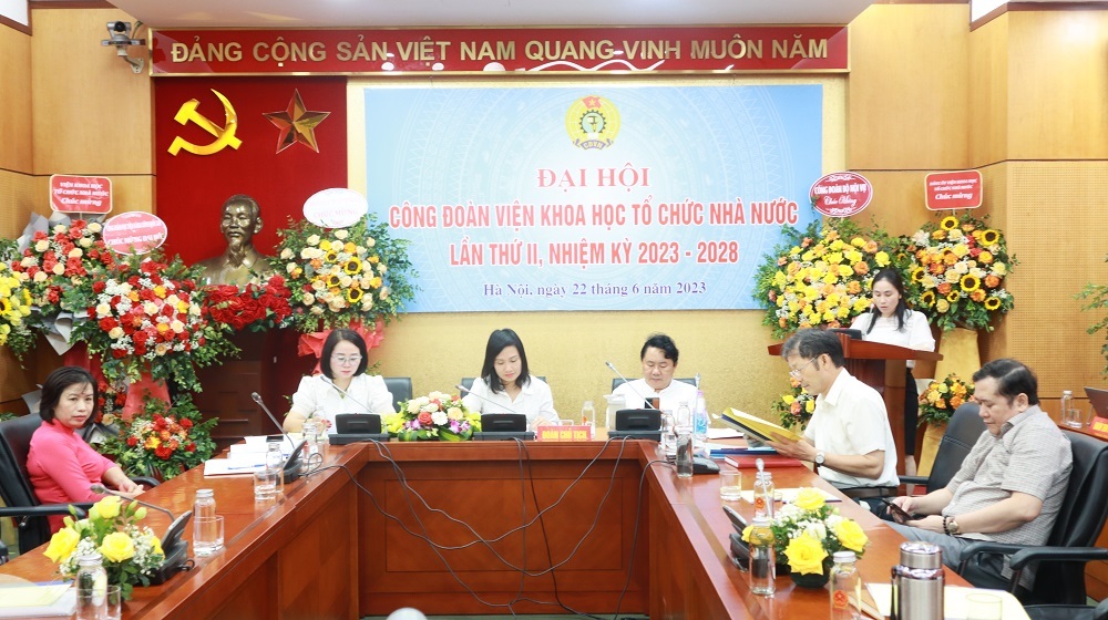 Đại hội Công đoàn Viện Khoa học tổ chức nhà nước khóa II nhiệm kỳ 20232028