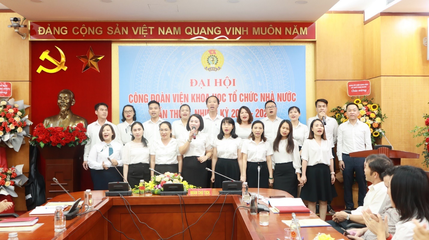 Đại hội Công đoàn Viện Khoa học tổ chức nhà nước khóa II nhiệm kỳ 20232028