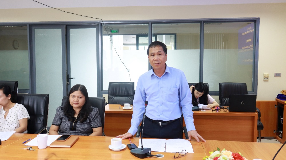 Hội nghị sơ kết 6 tháng đầu năm và triển khai nhiệm vụ công tác 6 tháng cuối năm 2023 của Viện Khoa học tổ chức nhà nước