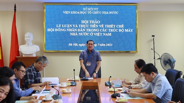 Hội thảo khoa học “Lý luận và thực tiễn về thiết chế Hội đồng nhân dân trong cấu trúc bộ máy nhà nước ở Việt Nam”