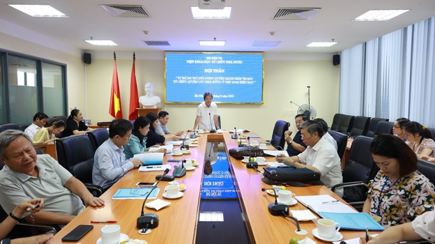 Hội thảo khoa học “Vị trí vai trò nội dung quyền hành pháp trong tổ chức quyền lực nhà nước ở Việt Nam hiện nay”