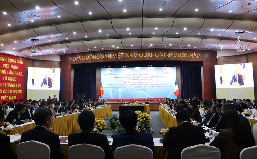 HỘI THẢO KHOA HỌC QUỐC TẾ “Chia sẻ kinh nghiệm về hiện đại hóa nền công vụ cải cách hành chính và nâng cao năng lực chuyển đổi số”