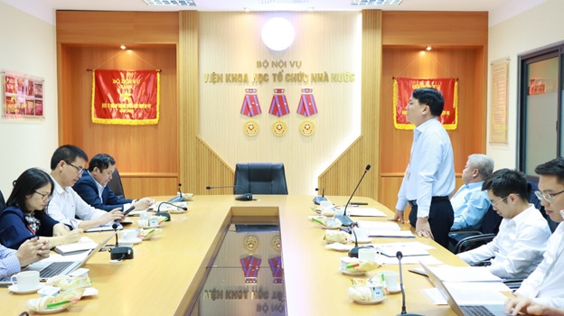 Công bố Quyết định thanh tra việc thực hiện các quy định pháp luật về công tác phòng chống tham nhũng tại Viện Khoa học tổ chức nhà nước