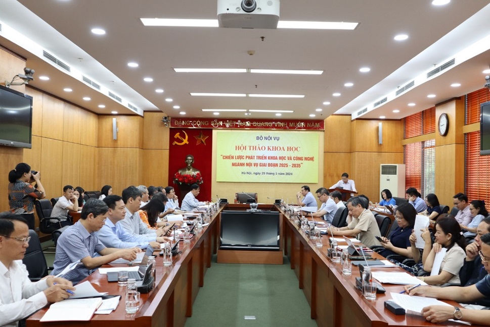 Hội thảo khoa học “Chiến lược phát triển khoa học và công nghệ ngành Nội vụ giai đoạn 2025  2035”