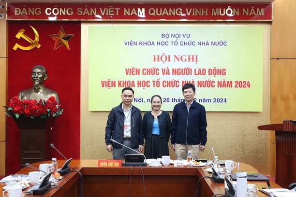 Hội nghị viên chức người lao động Viện Khoa học tổ chức nhà nước năm 2024
