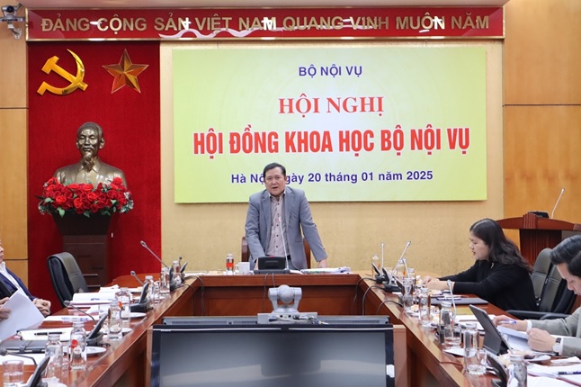 Hội nghị Hội đồng khoa học Bộ Nội vụ Tổng kết hoạt động khoa học và công nghệ năm 2024 và phương hướng hoạt động khoa học và công nghệ năm 2025 của Bộ Nội vụ