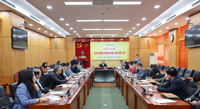 Hội nghị Hội đồng khoa học Bộ Nội vụ Tổng kết hoạt động khoa học và công nghệ năm 2024 và phương hướng hoạt động khoa học và công nghệ năm 2025 của Bộ Nội vụ