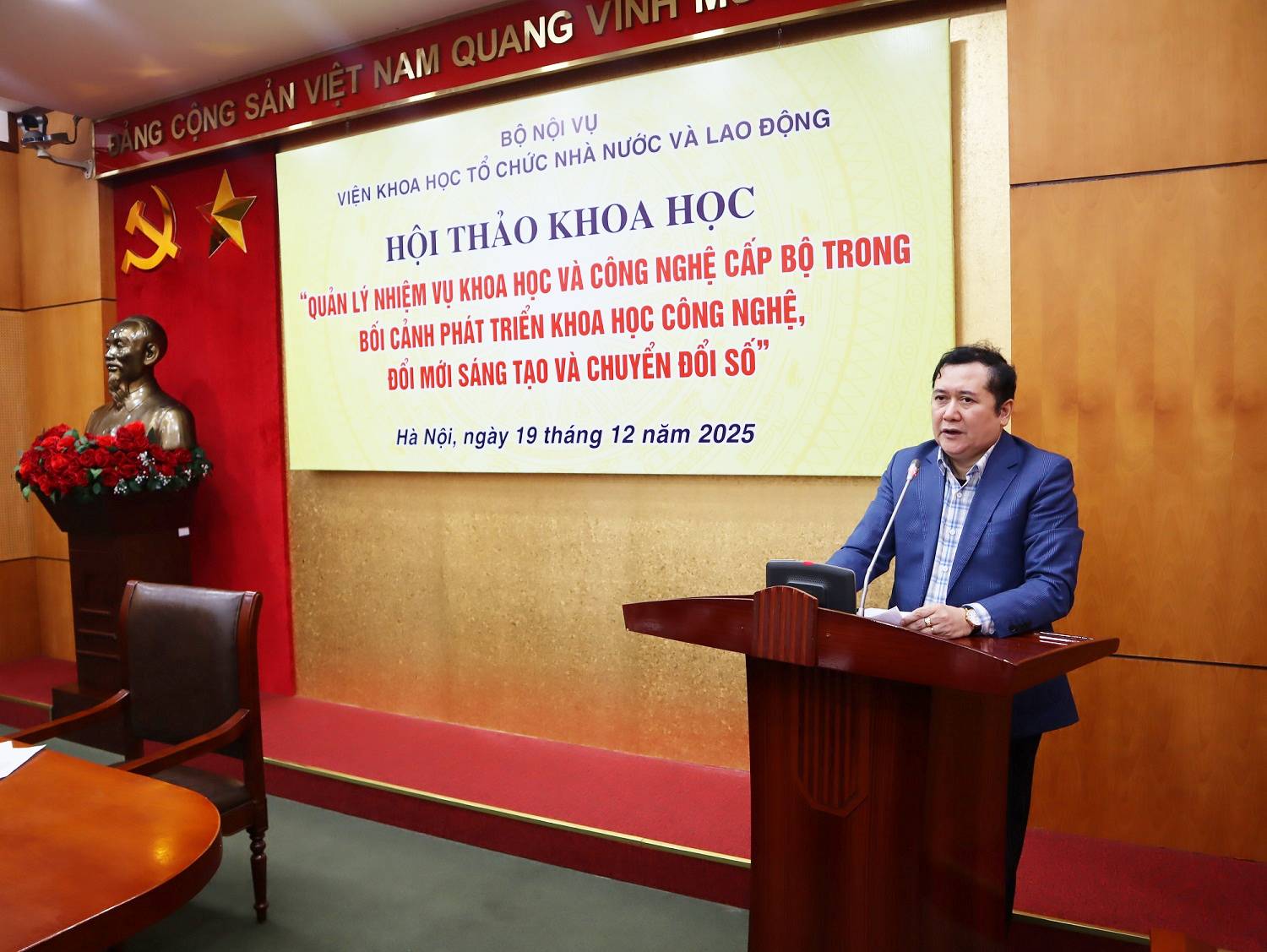 Hội thảo khoa học “Quản lý nhiệm vụ khoa học và công nghệ cấp Bộ trong bối cảnh phát triển khoa học công nghệ, đổi mới sáng tạo và chuyển đổi số”