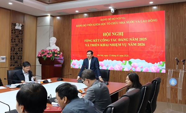 Hội nghị tổng kết công tác Đảng năm 2025 và triển khai nhiệm vụ năm 2026