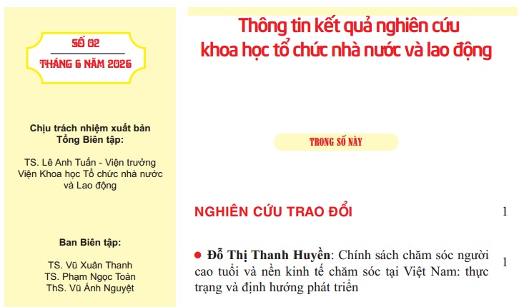Thông tin Kết quả Nghiên cứu khoa học số 02/2026